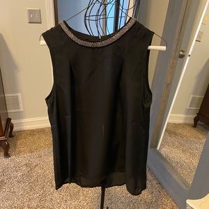 Mani beaded black camisole
